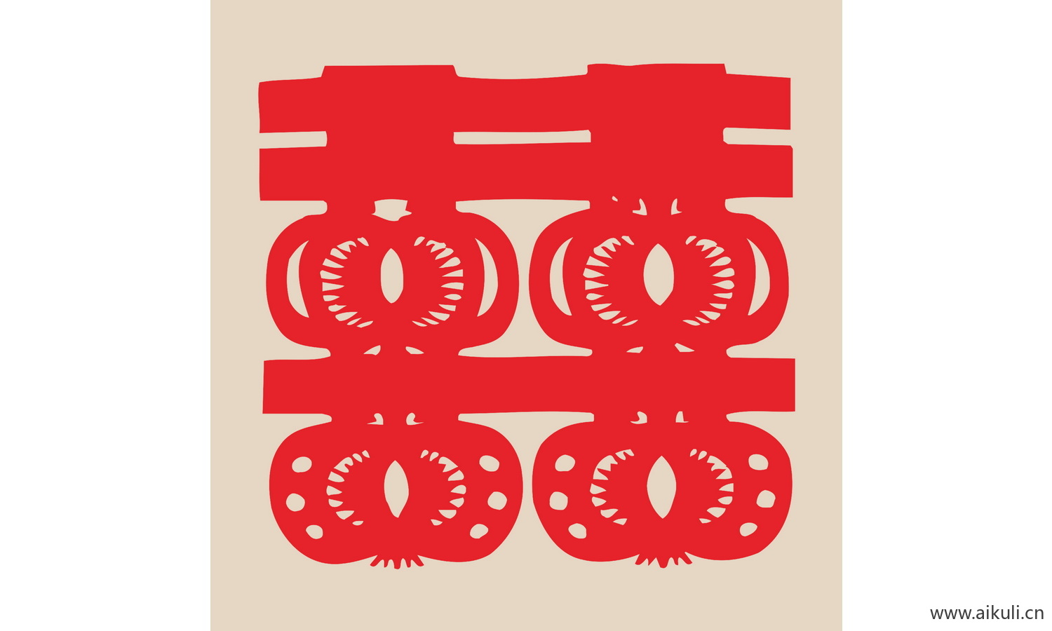 婚庆 双喜 喜字  剪纸 J-PSD分层