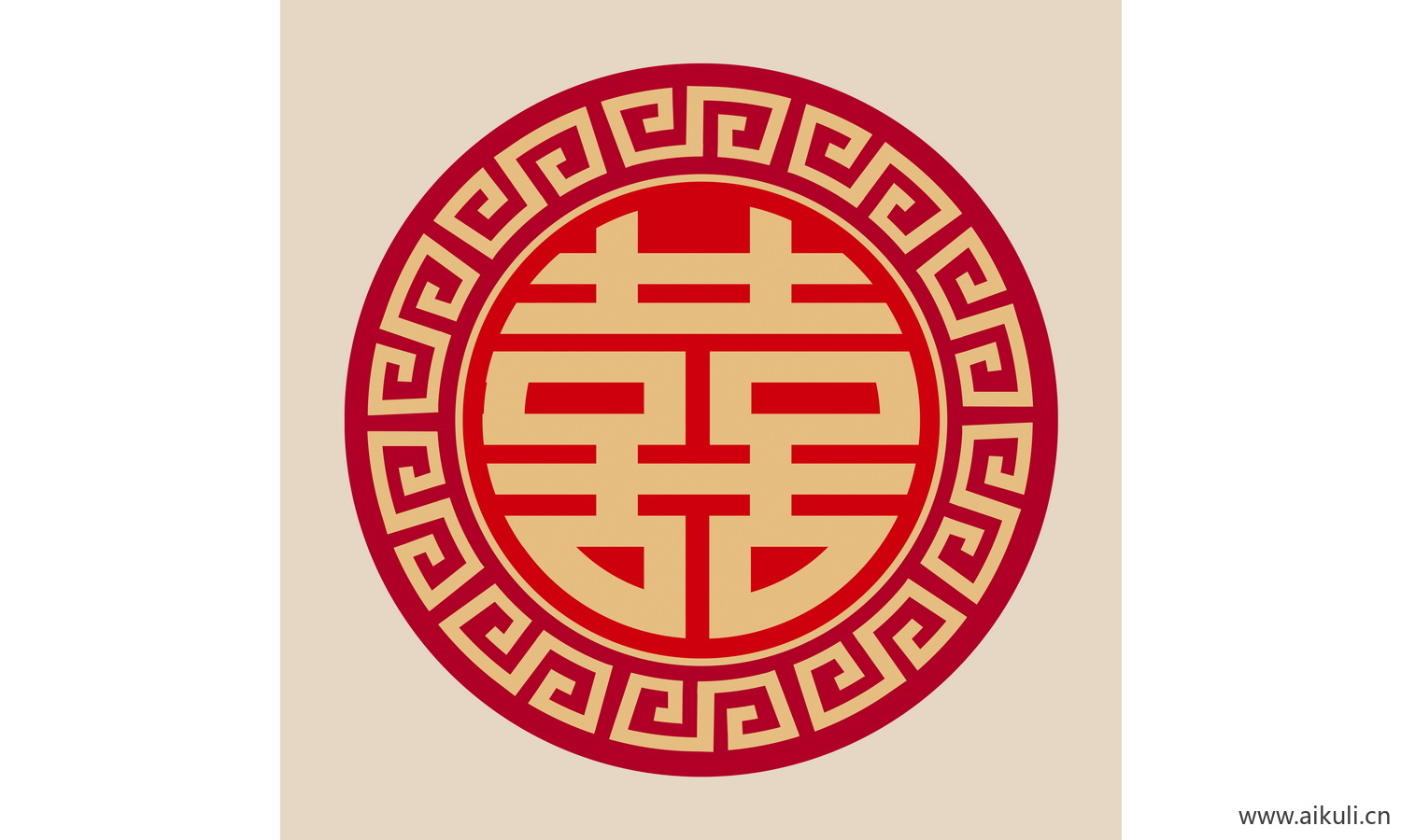 22-PSD分层 婚庆 双喜 喜字 传统 艺术 剪纸 剪影