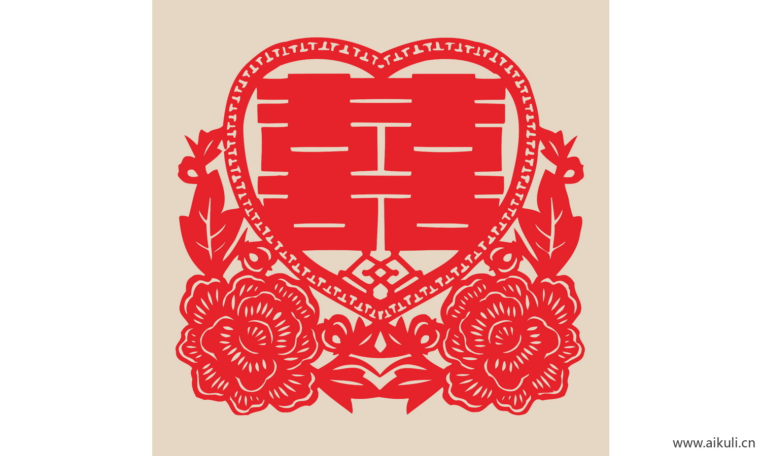 A-PSD分层 婚庆 双喜 喜字 传统 艺术 剪纸 剪影