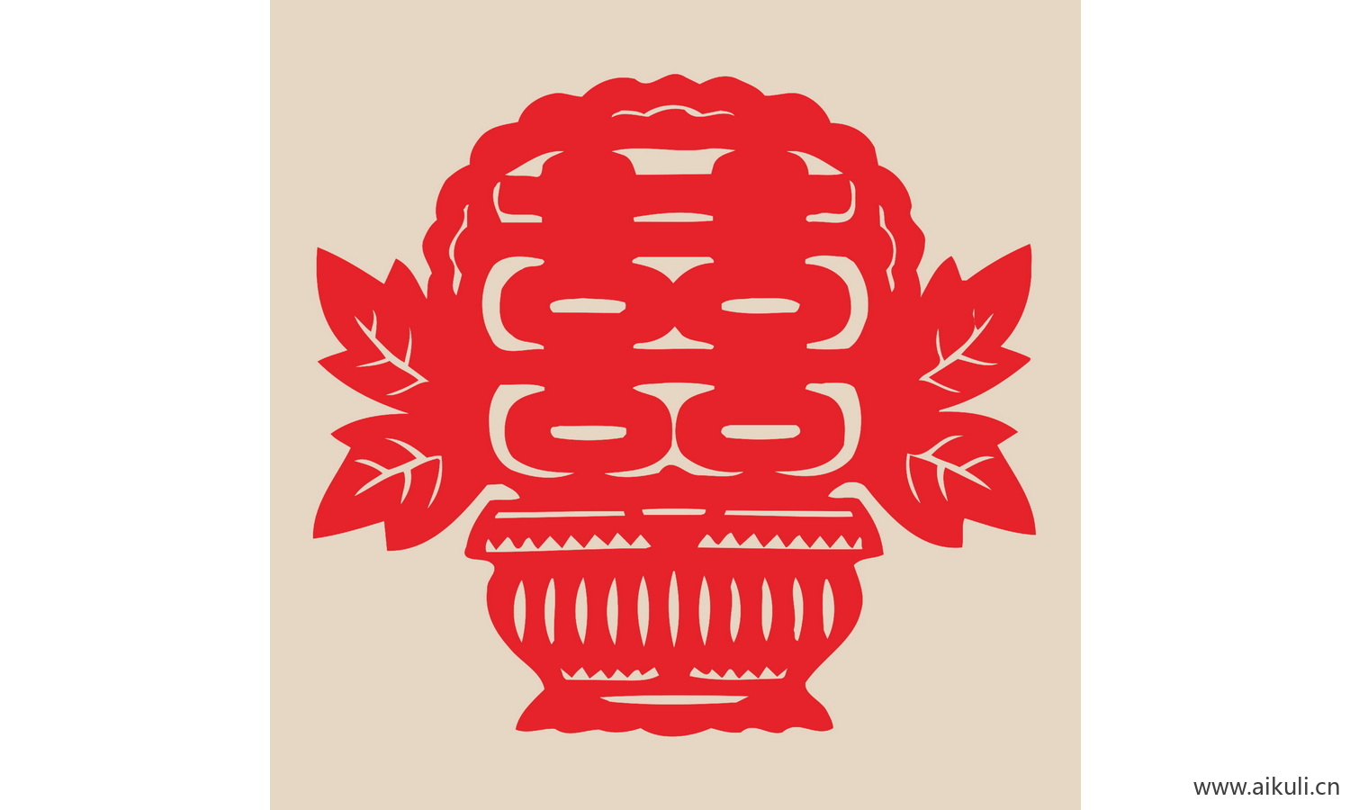 Y-PSD分层 婚庆 双喜 喜字 传统 艺术 剪纸 剪影