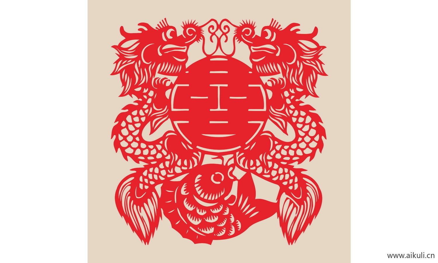BA-PSD分层 婚庆 双喜 喜字 传统 艺术 剪纸 剪影