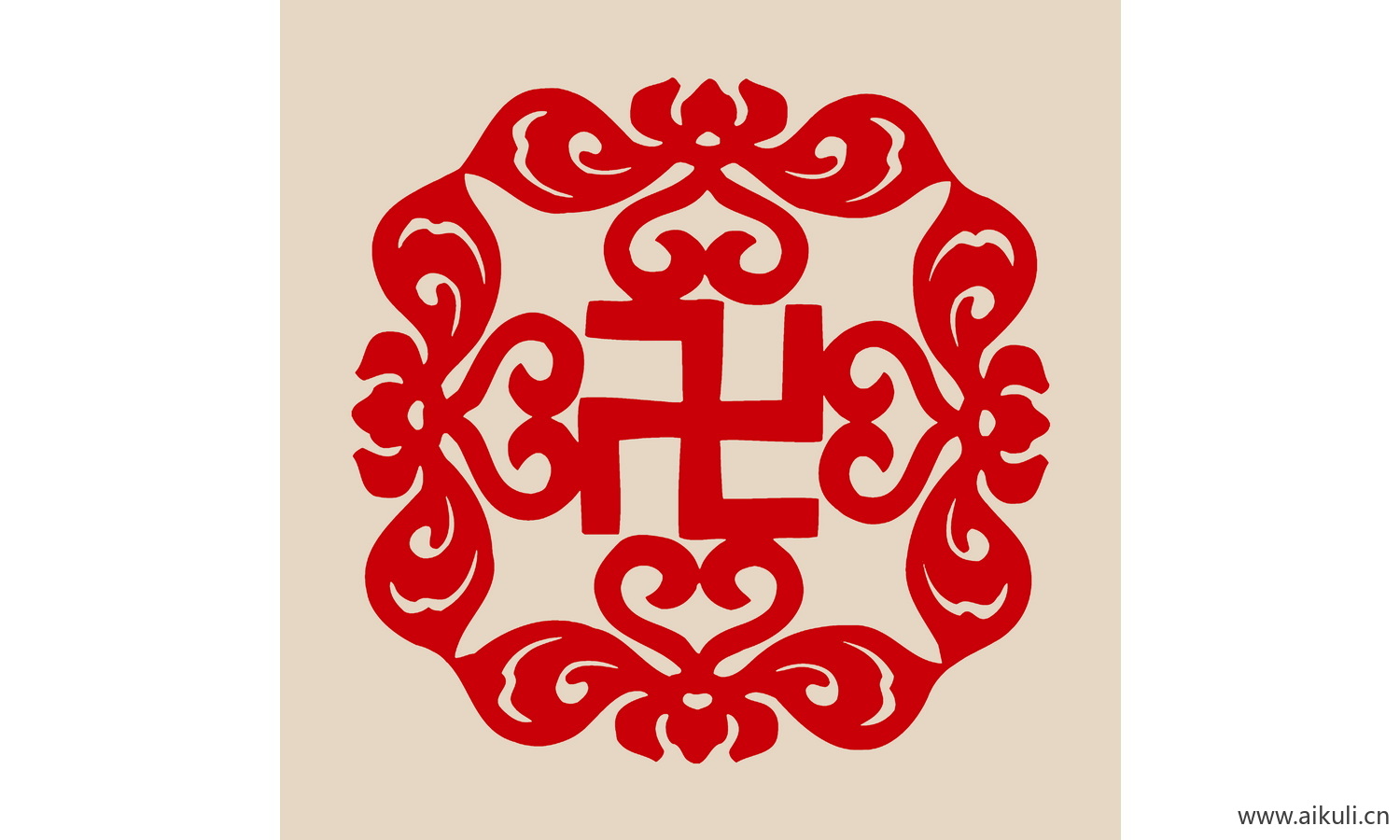 剪纸剪影C-PSD分层中式传统婚庆双喜喜字