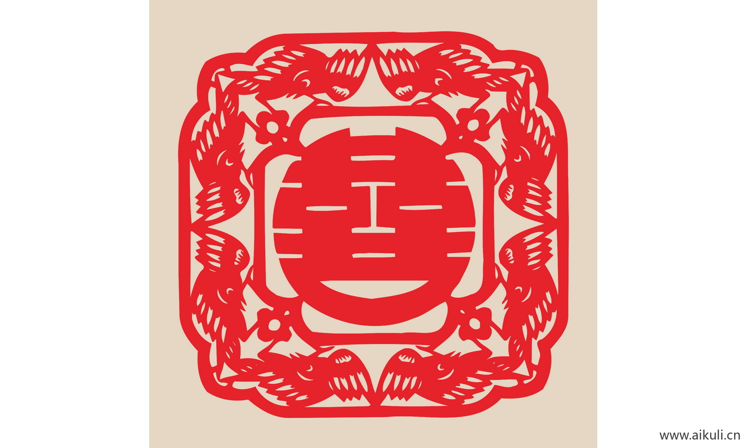H-PSD分层 婚庆 双喜 喜字 传统 艺术 剪纸 剪影
