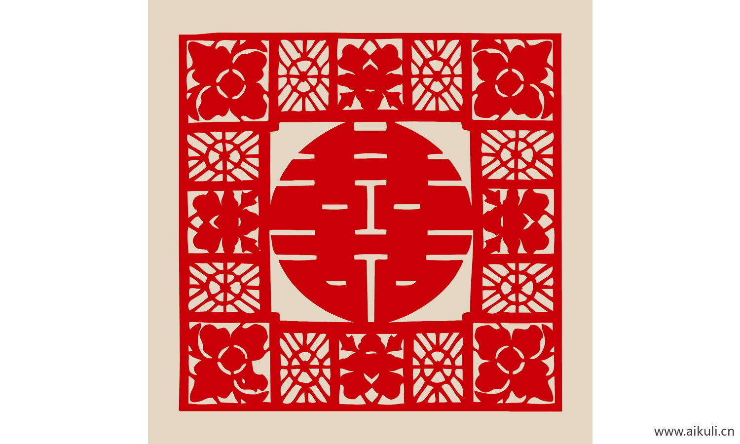 中式传统艺术F-PSD分层婚庆双喜喜字