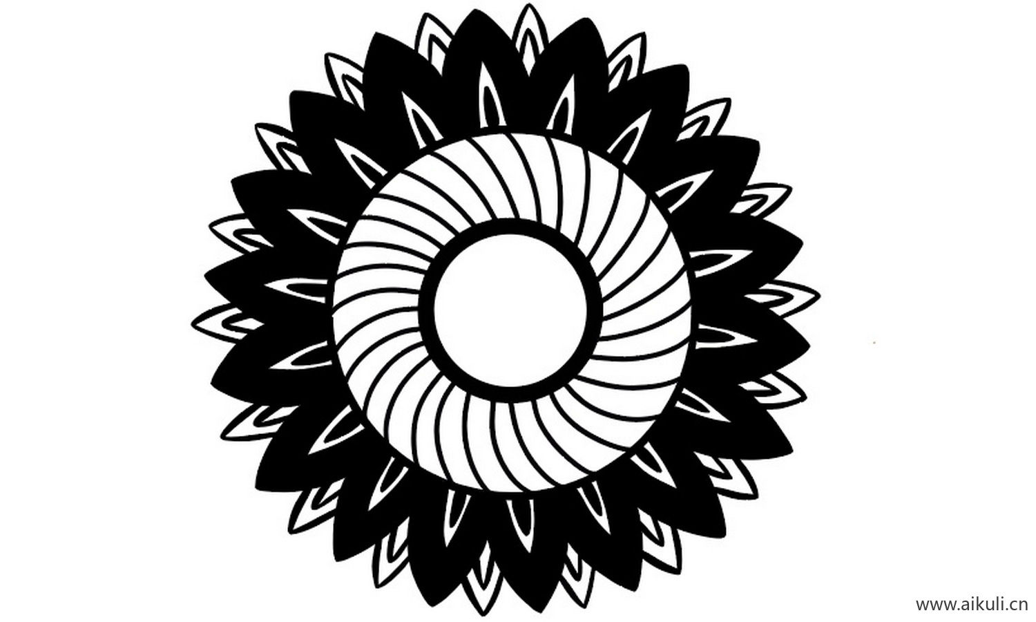 隋唐时期宝相花纹图形F-PNG免扣