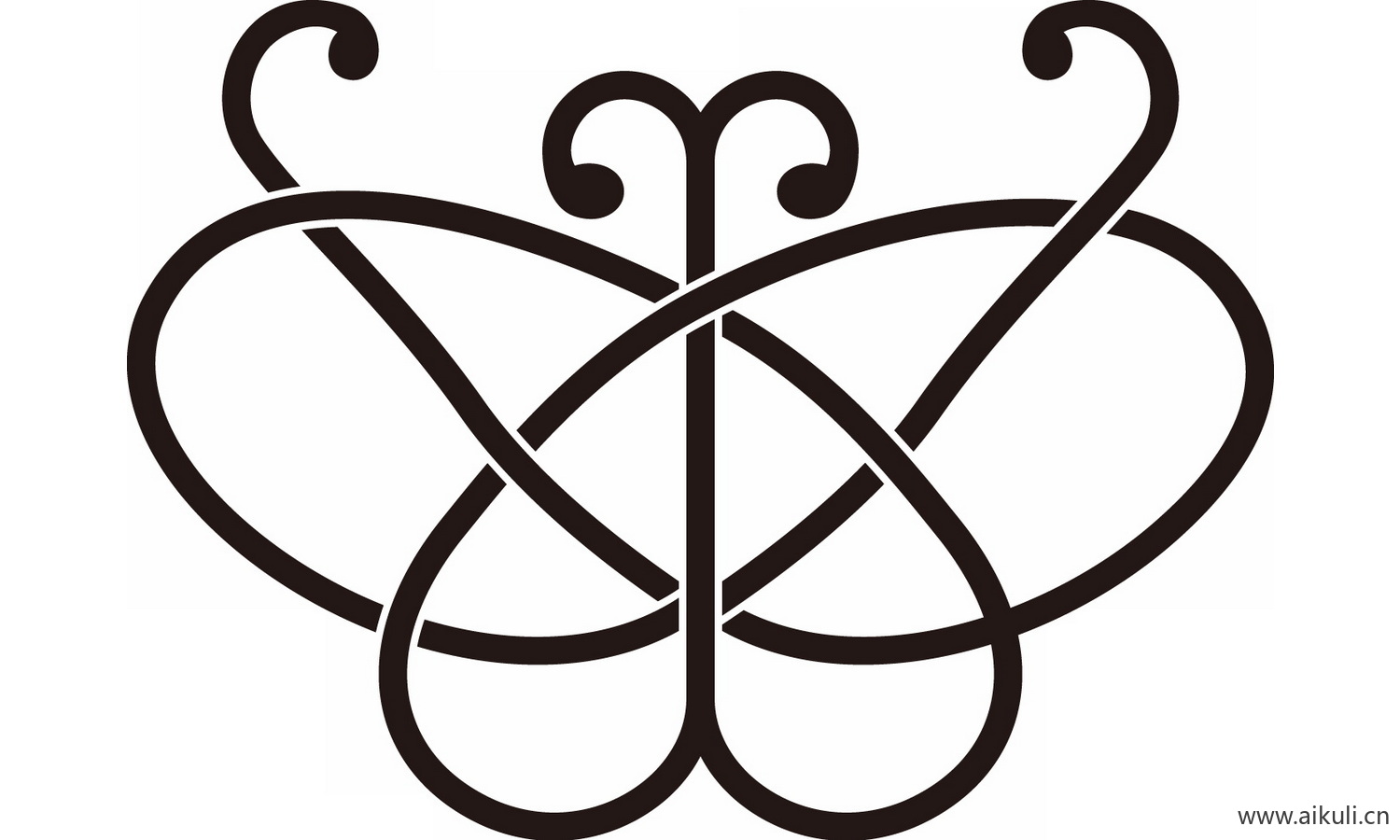 蝶纹图形EPS矢量图