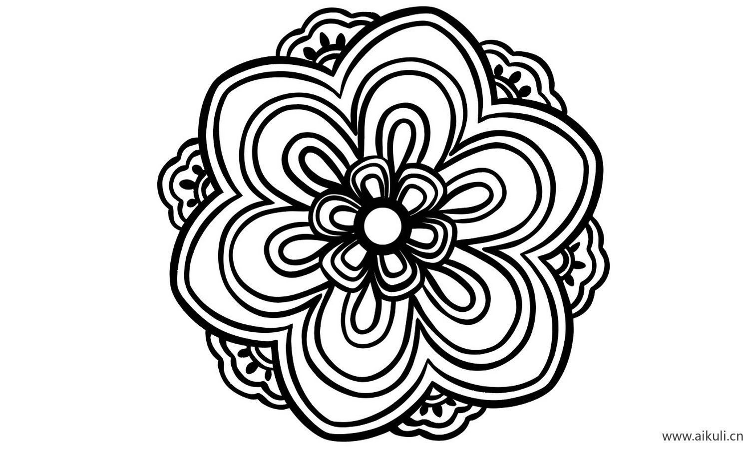 隋唐时期宝相花纹图形C-PNG免扣