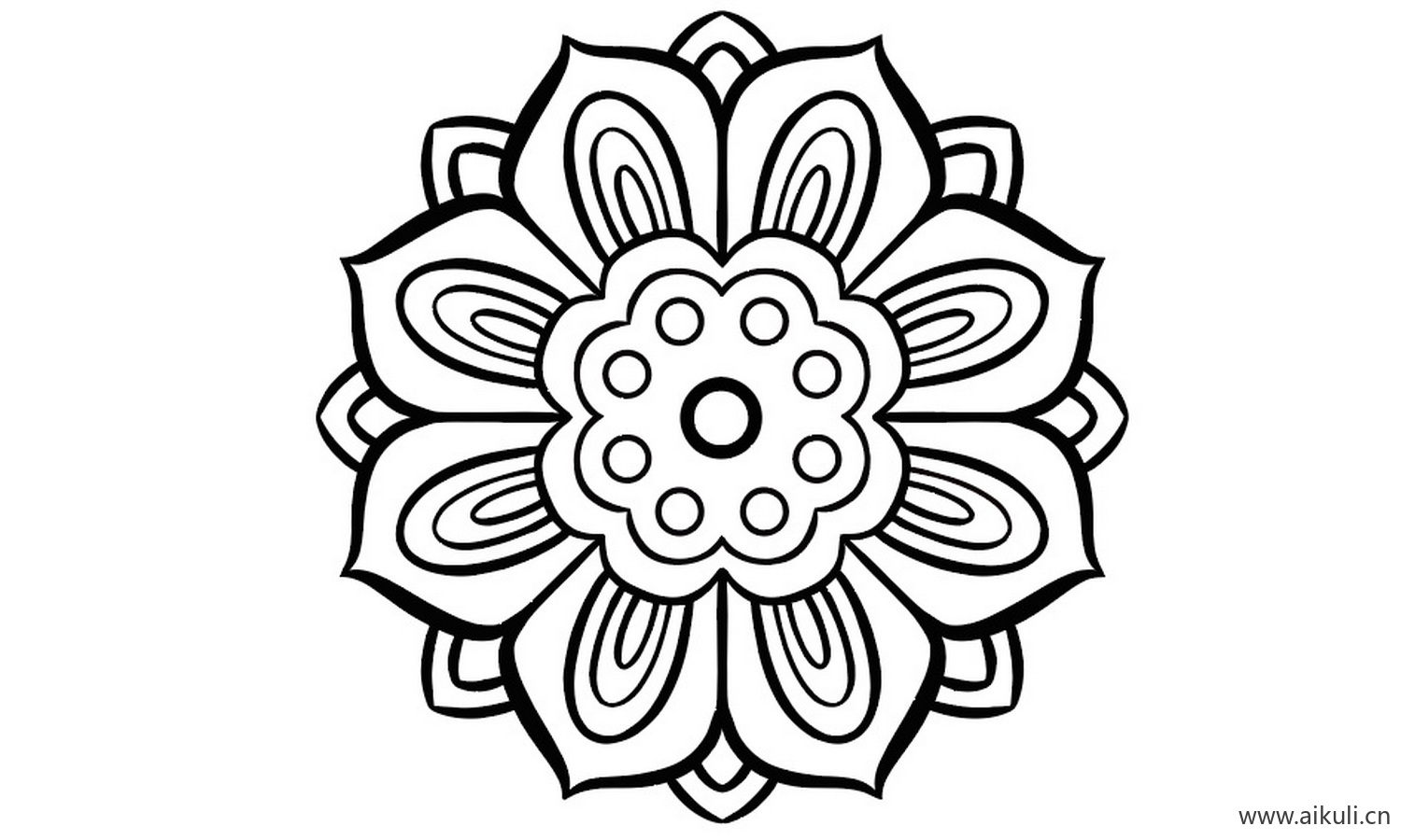 隋唐时期宝相花纹图形A-PNG免扣