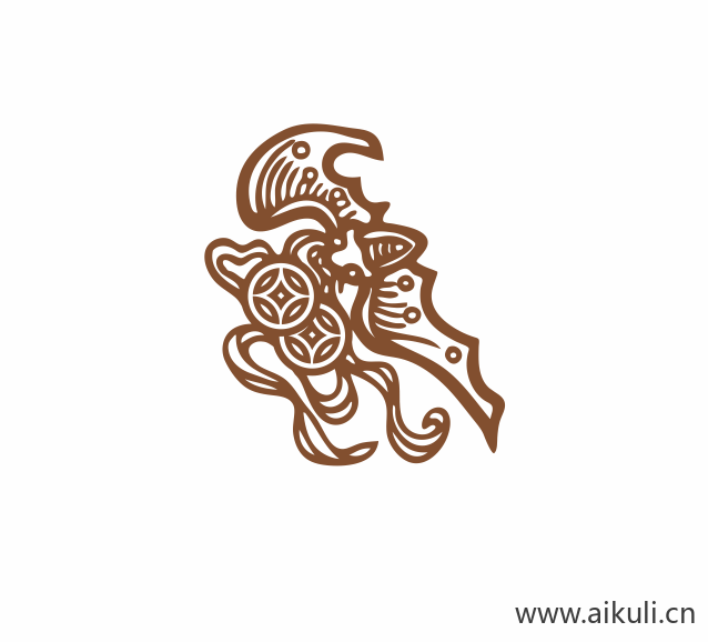 蝙蝠纹图形D-PNG免扣