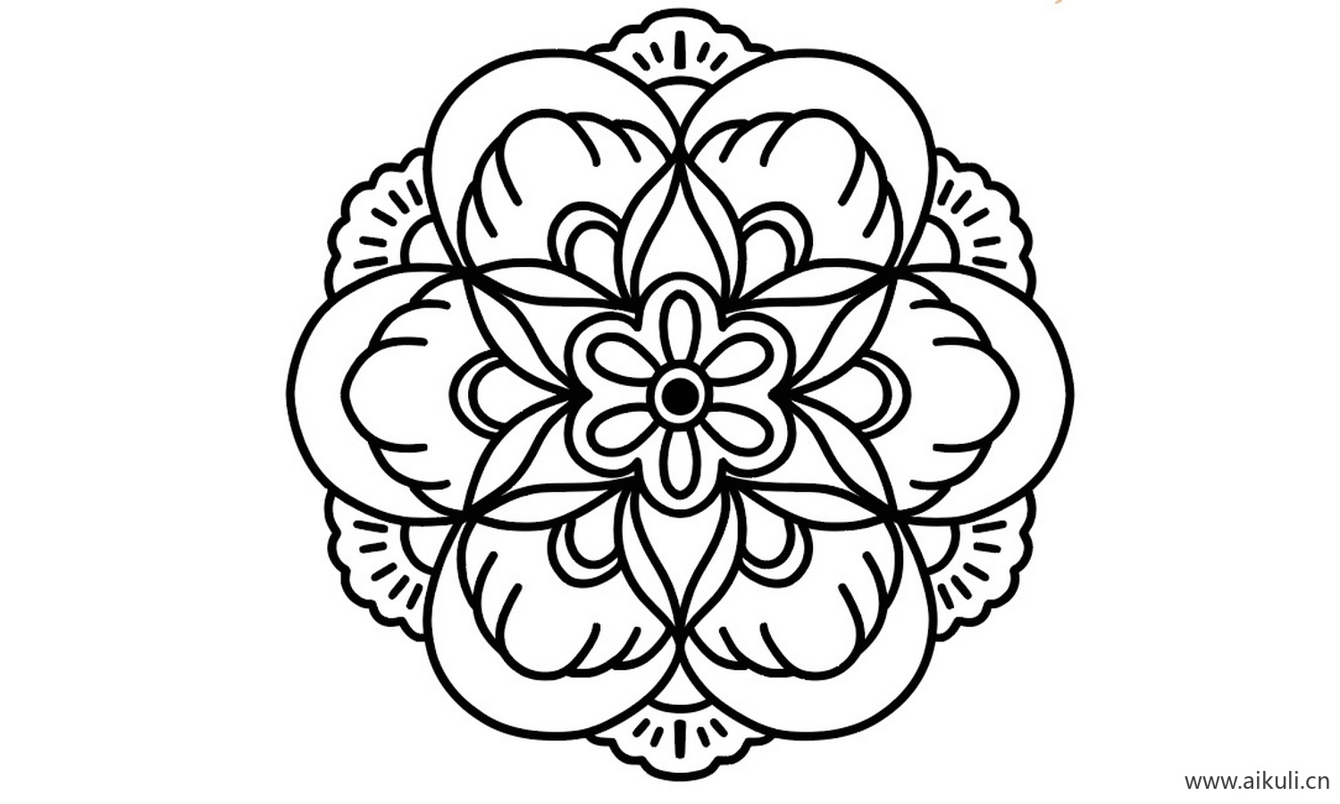 隋唐时期宝相花纹图形K-PNG免扣