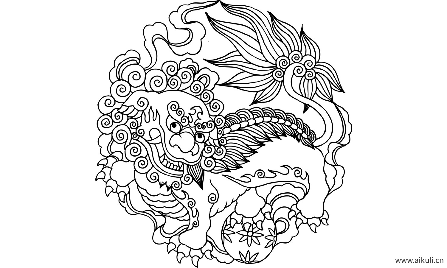 中国风传统古典吉祥图案BC-AI矢量图