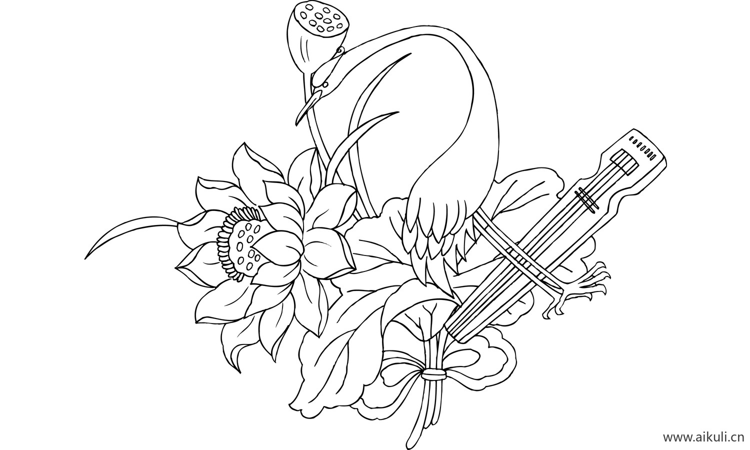 古典吉祥图案BA-AI矢量图图形