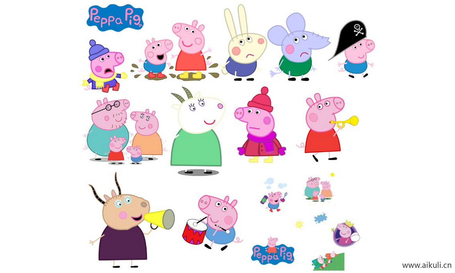 赠PSD小猪佩奇抠图素材