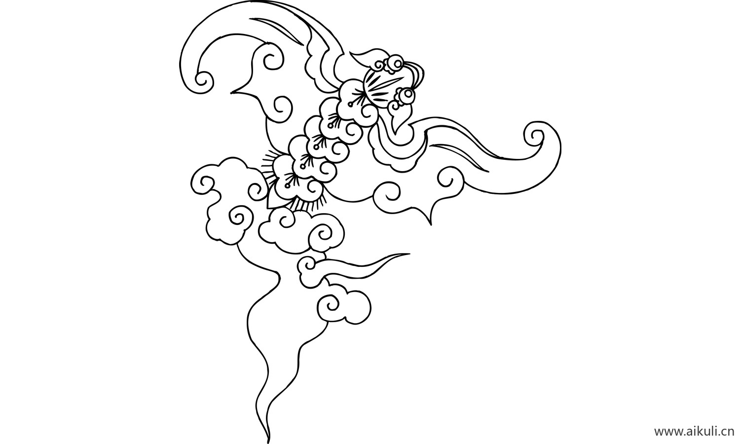 中国风传统古典吉祥图案D-AI矢量图