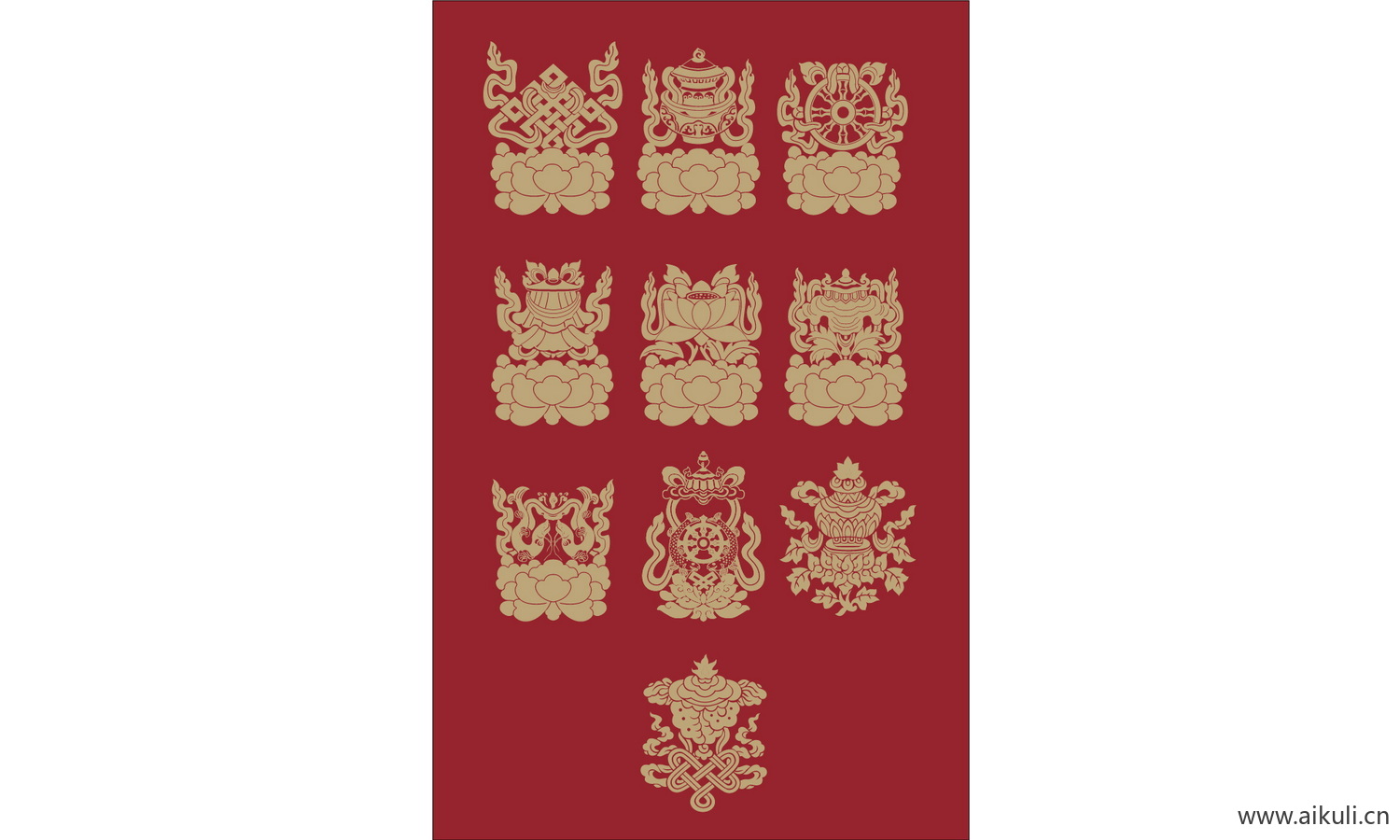 吉祥纹样EPS矢量图