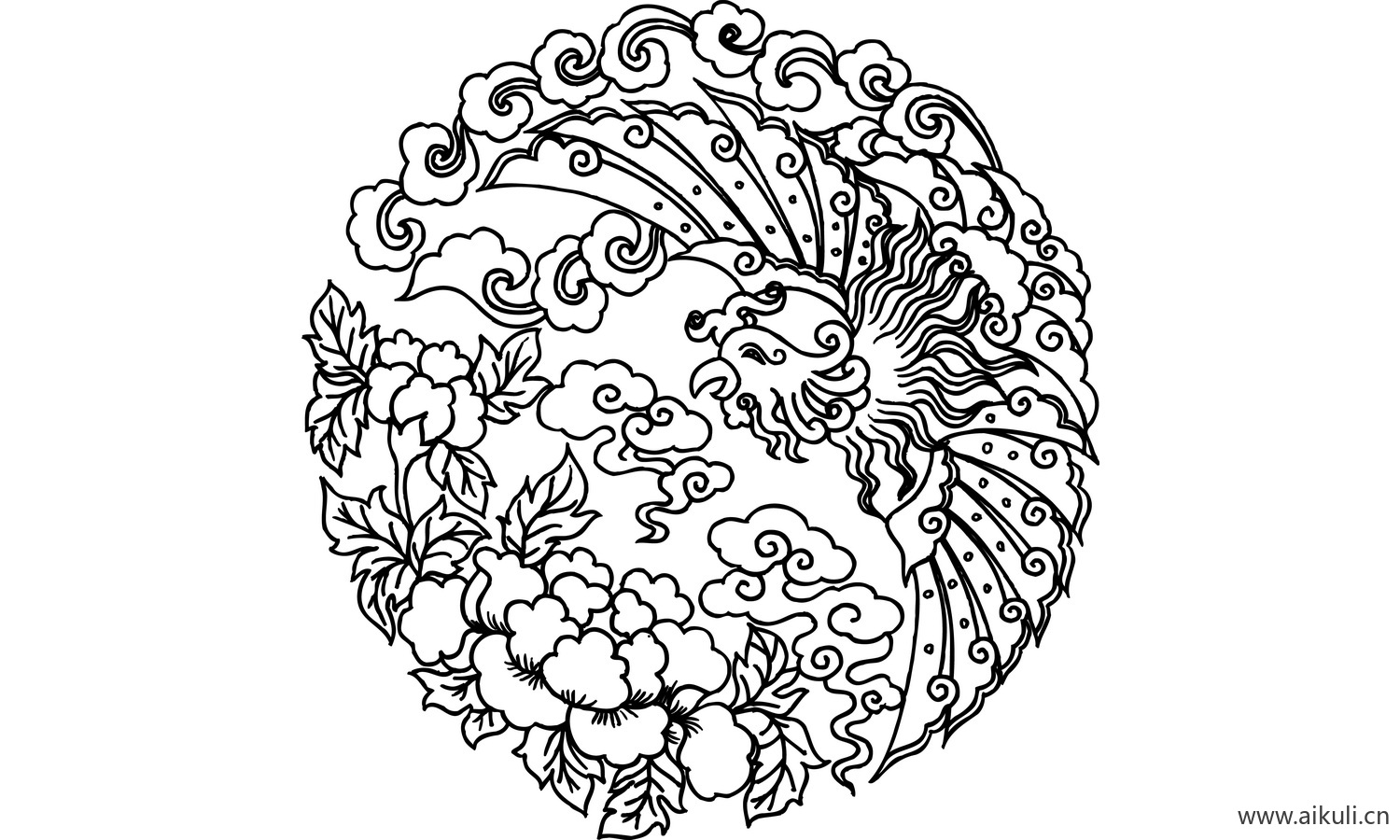 中国风传统古典吉祥图案L-AI矢量图