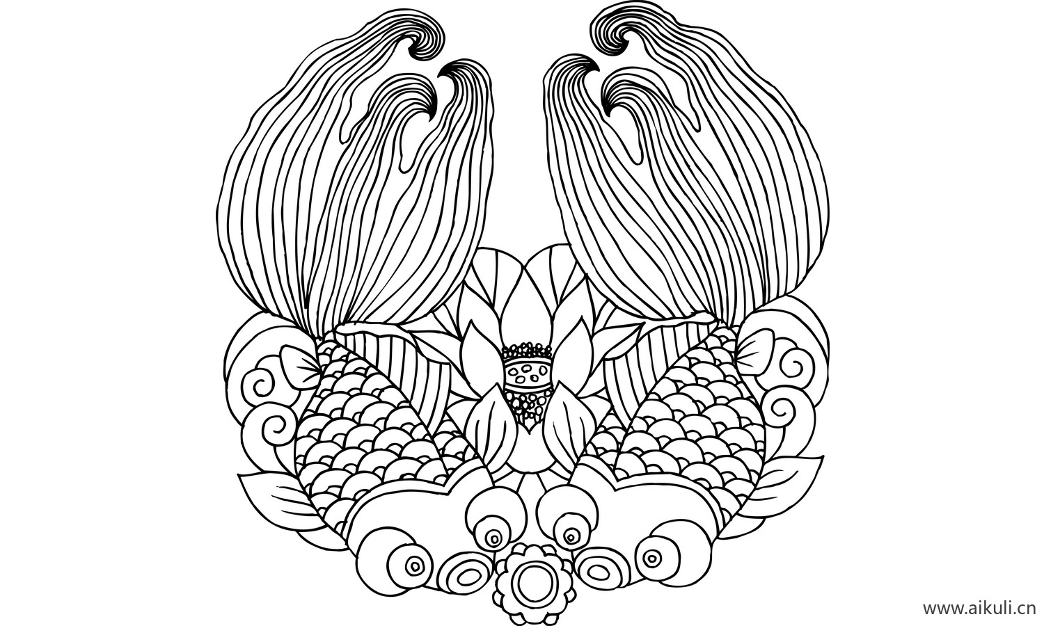 中国风传统古典吉祥图案V-AI矢量图