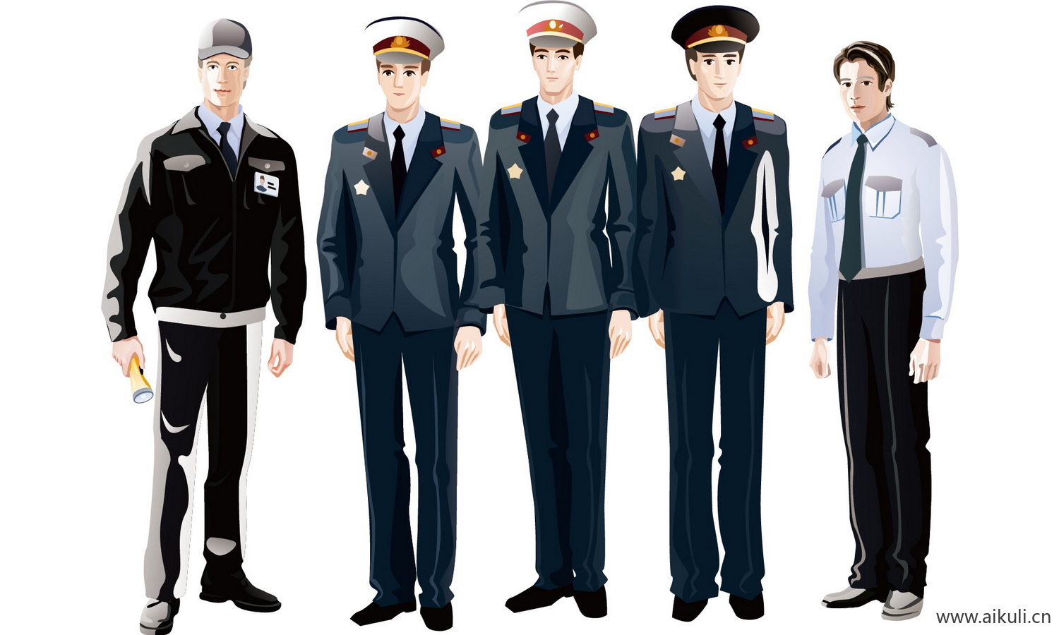 警察武警公安人物抓小偷卡通警察武警公安人物抓小偷插画PNG免扣素材