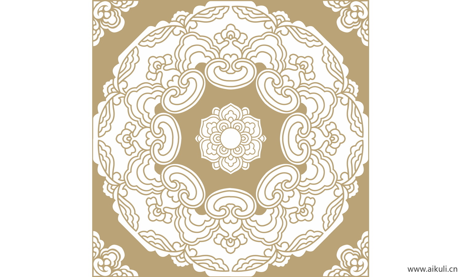 传统吉祥纹样EPS-C矢量图图案