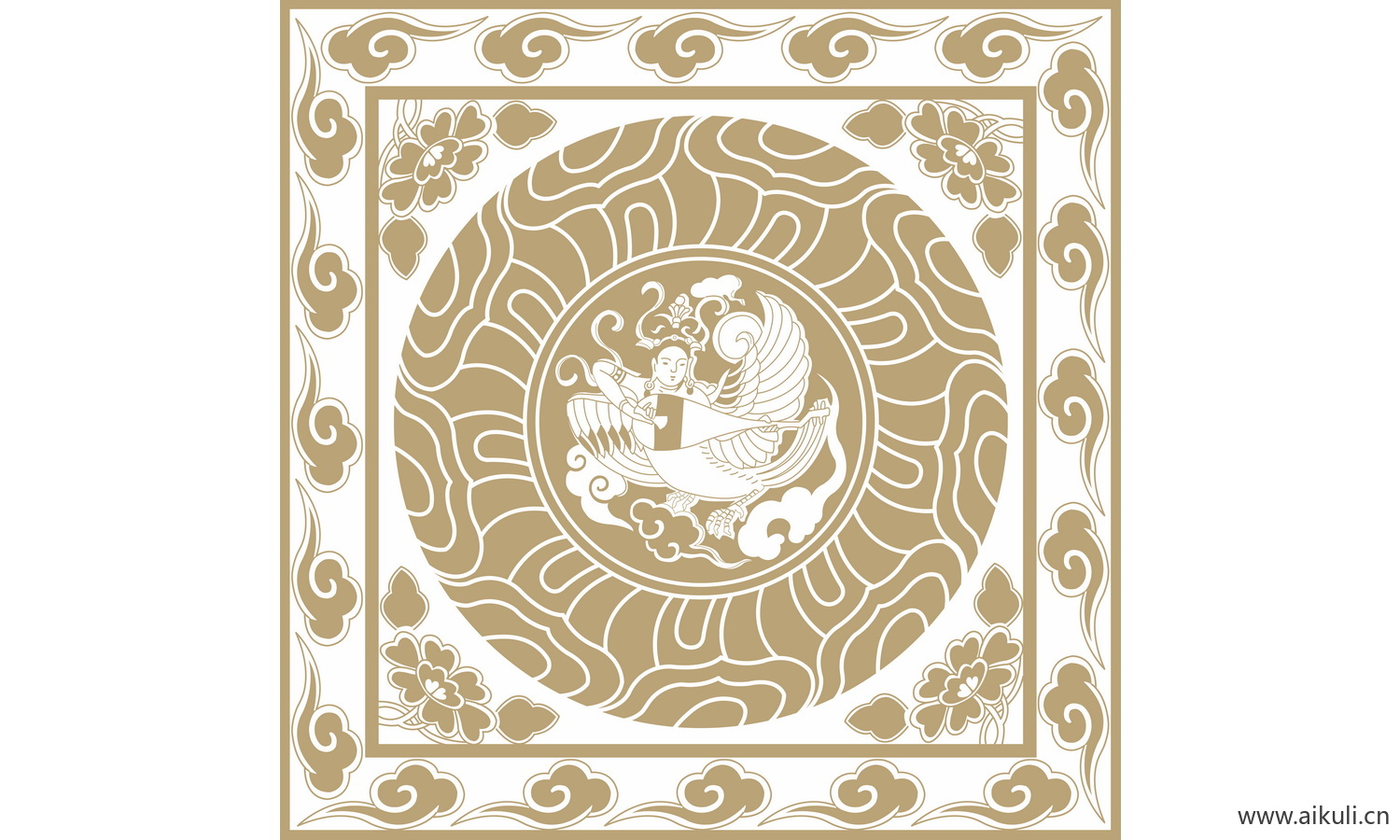 传统吉祥纹样EPS-D矢量图图案