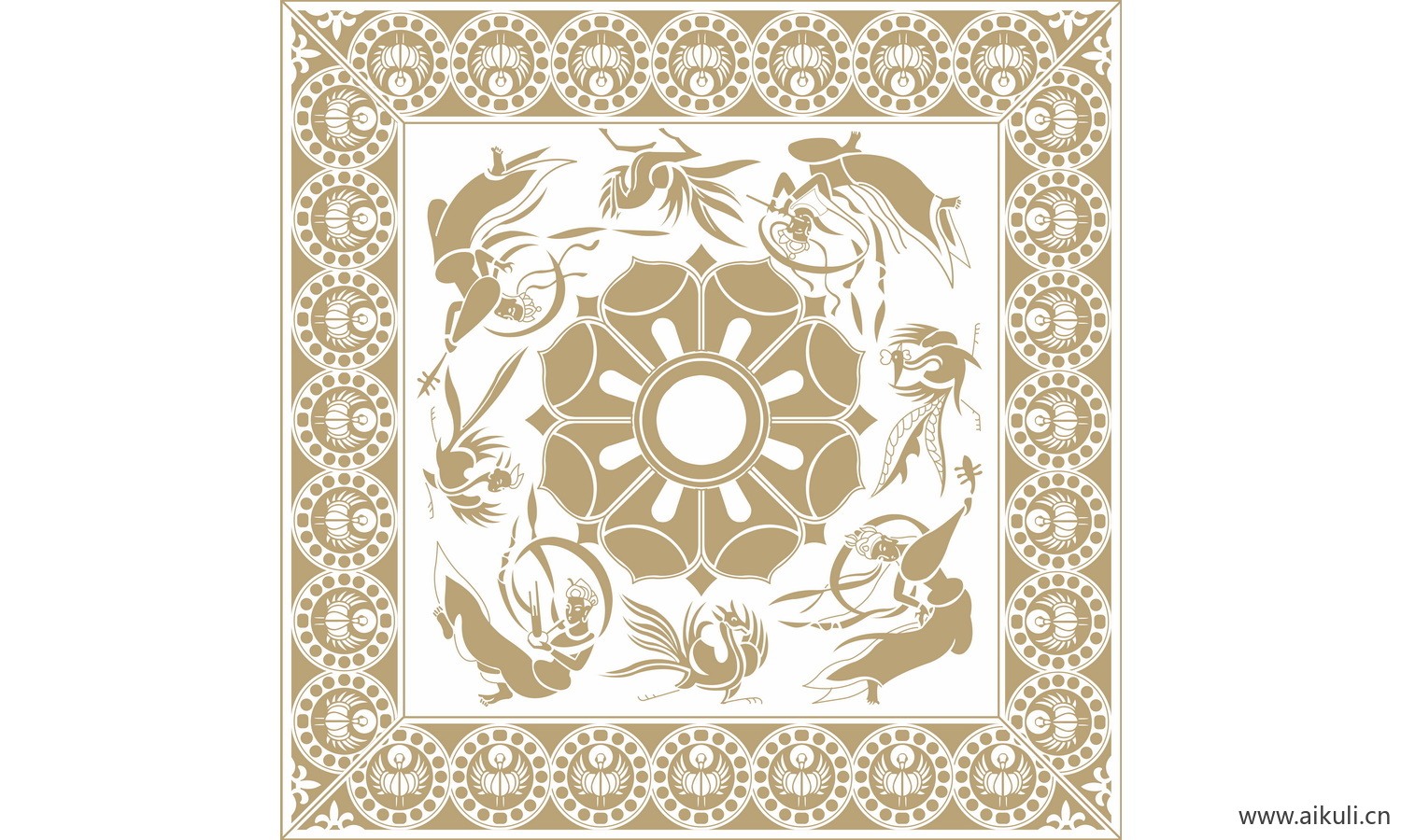 传统吉祥纹样EPS-E矢量图图案