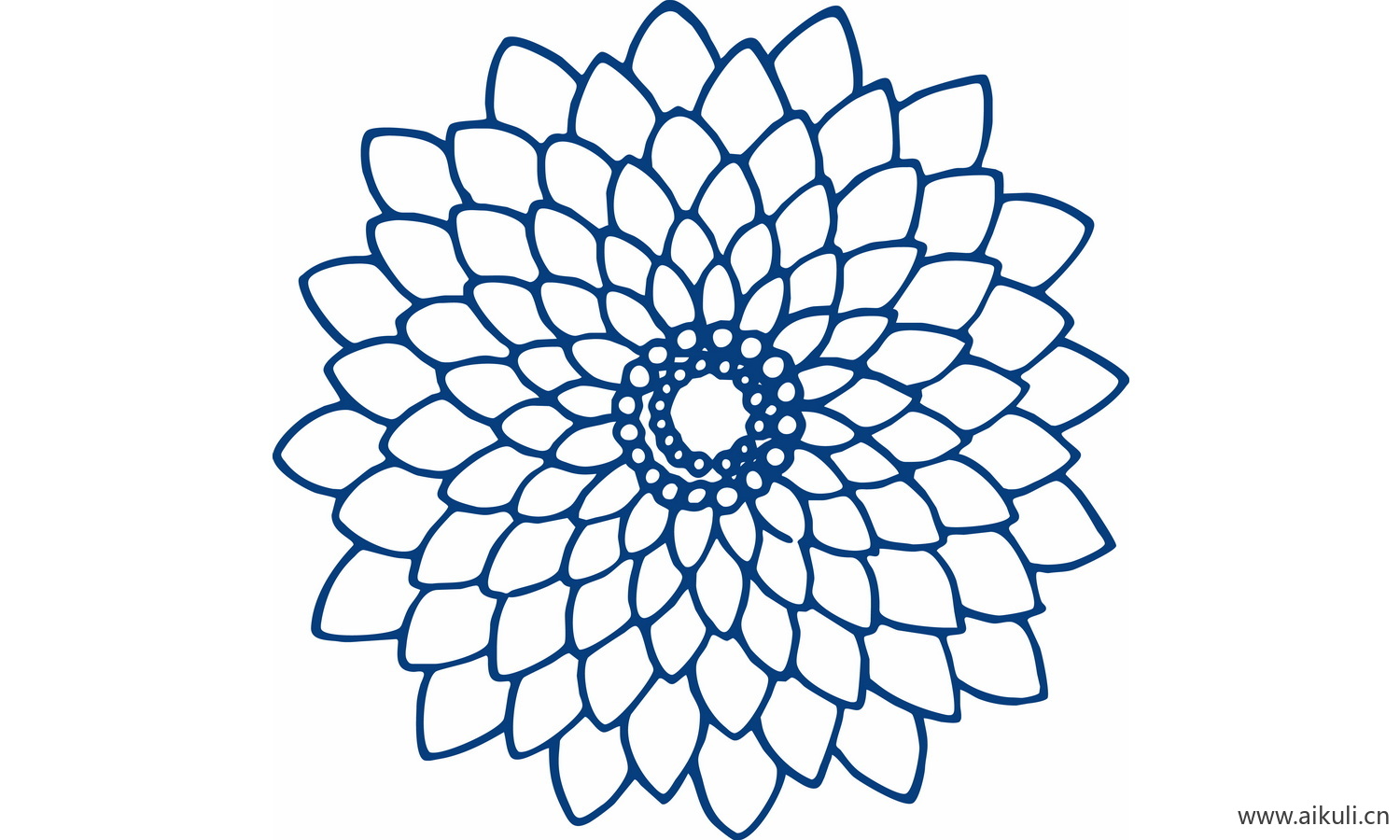 圆形青花瓷图案PNG-BE图形图案