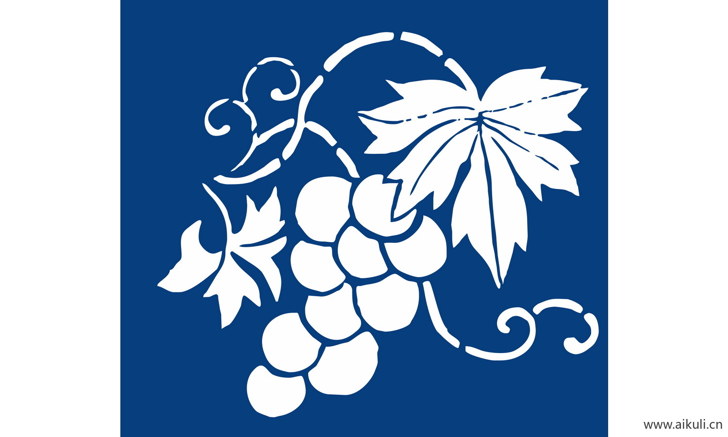 青花瓷植物图案PNG-K图形图案