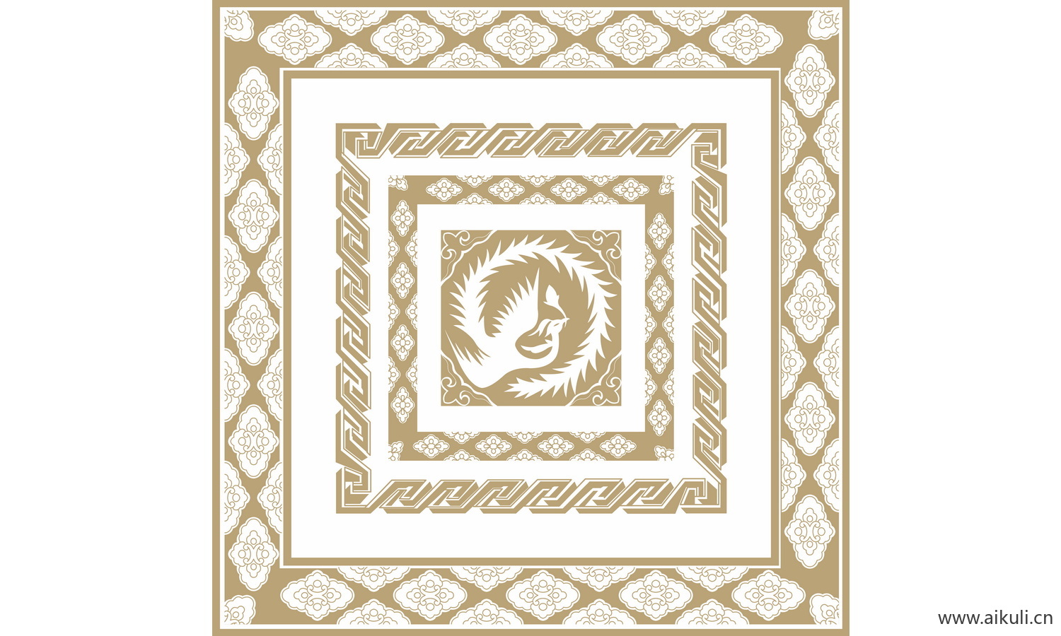 传统吉祥纹样EPS-J矢量图图案