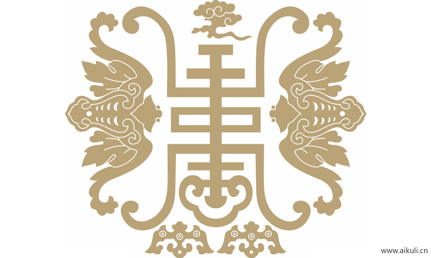 中式传统吉祥纹样EPS-F矢量图图案