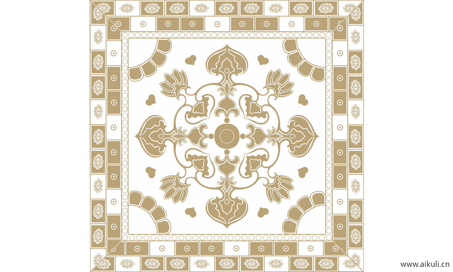 传统吉祥纹样EPS-F矢量图图案