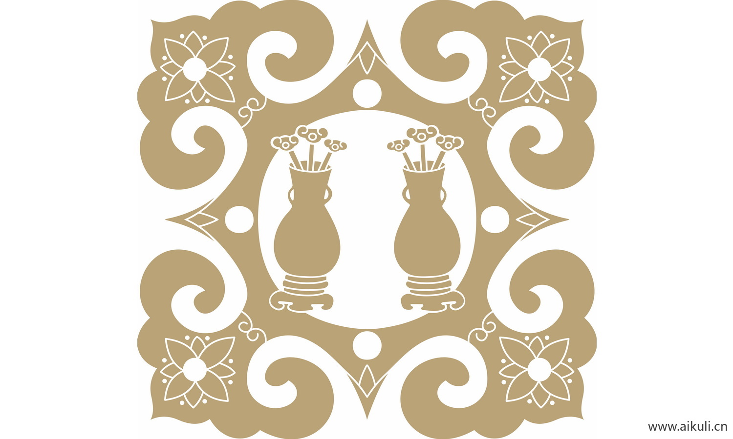 中式传统吉祥纹样EPS-J矢量图图案