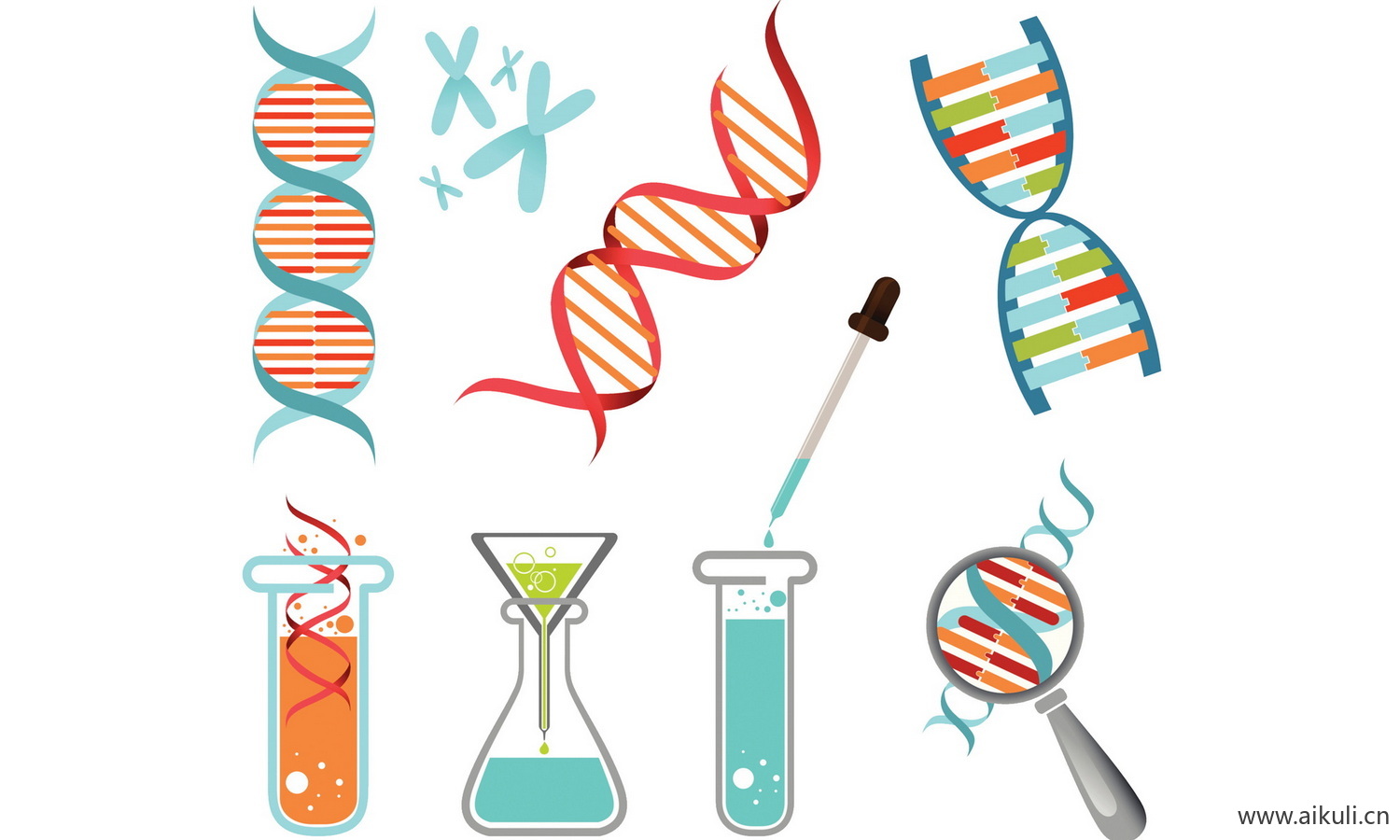 卡通人物化学实验设备器材化学插画PNG免扣