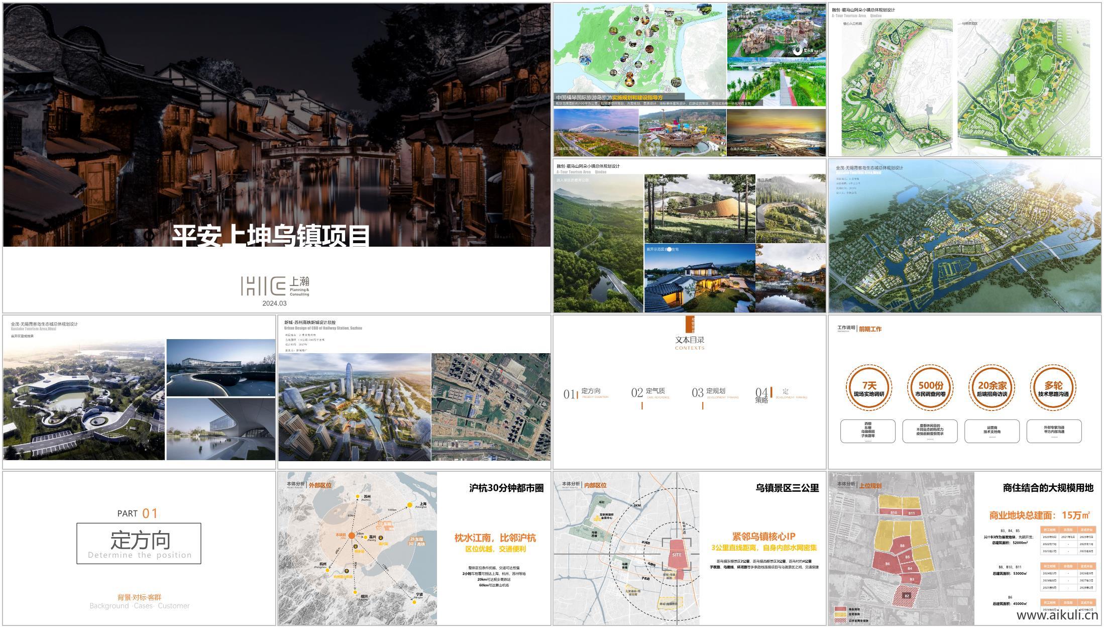 现代旅游小镇景观_湖州平安乌镇_文旅地产项目_概念规划方案_汇报册