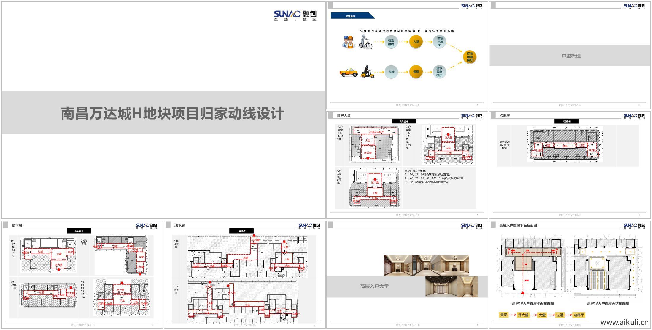 万达城h地块项目归家动线汇报