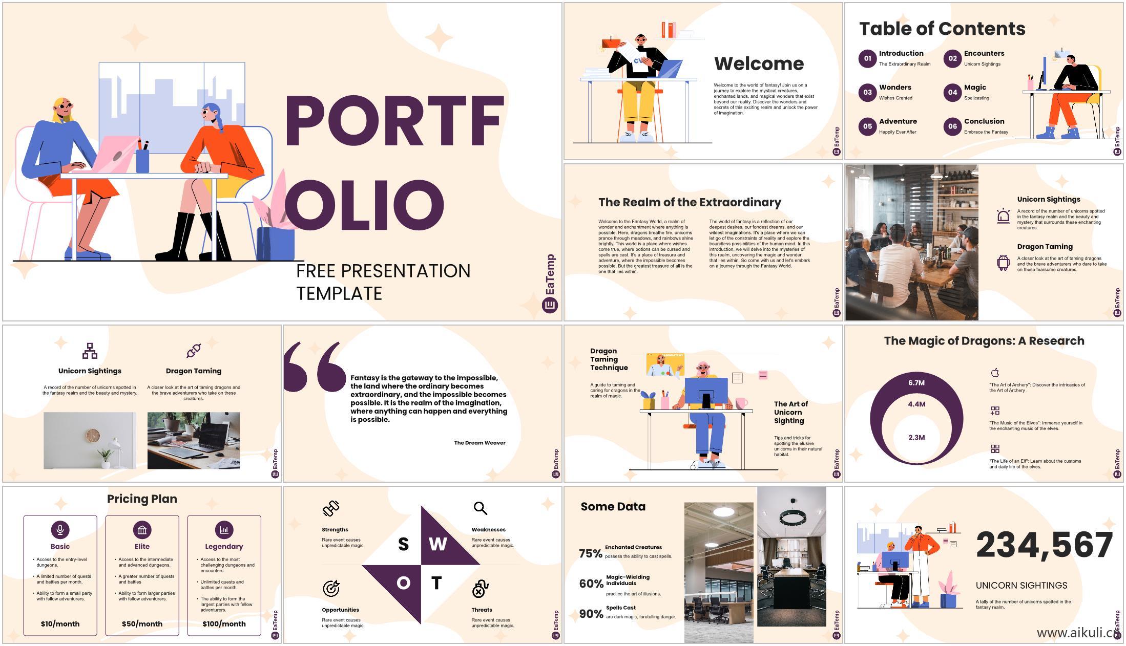 现代插画风建筑室内作品集