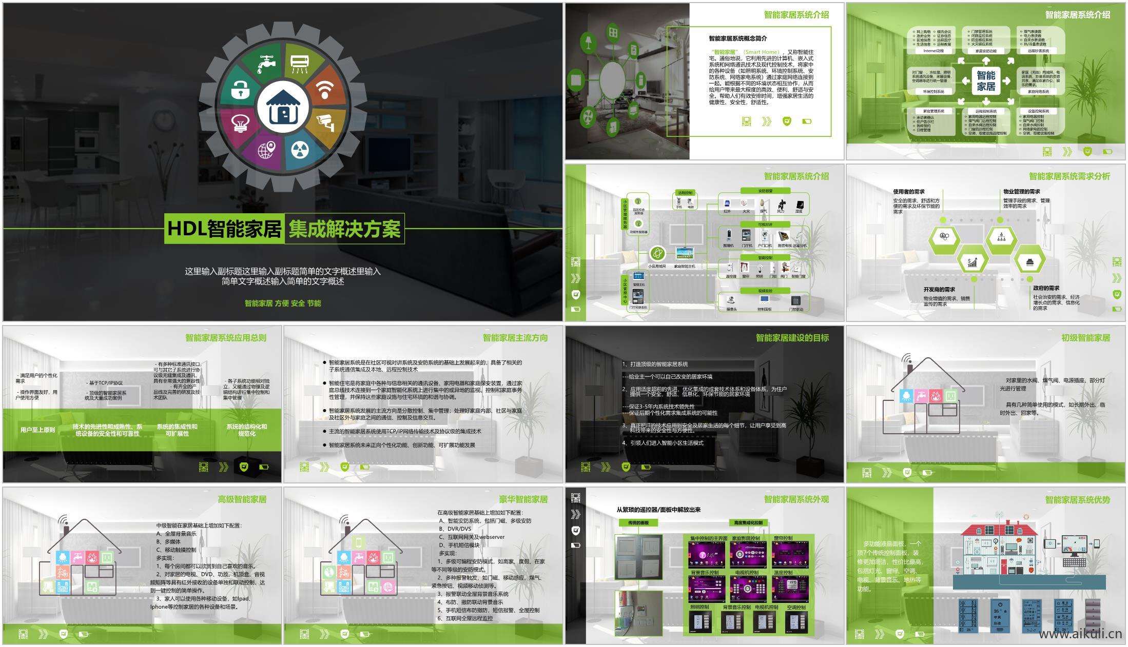现代智能家居室内设计方案文本
