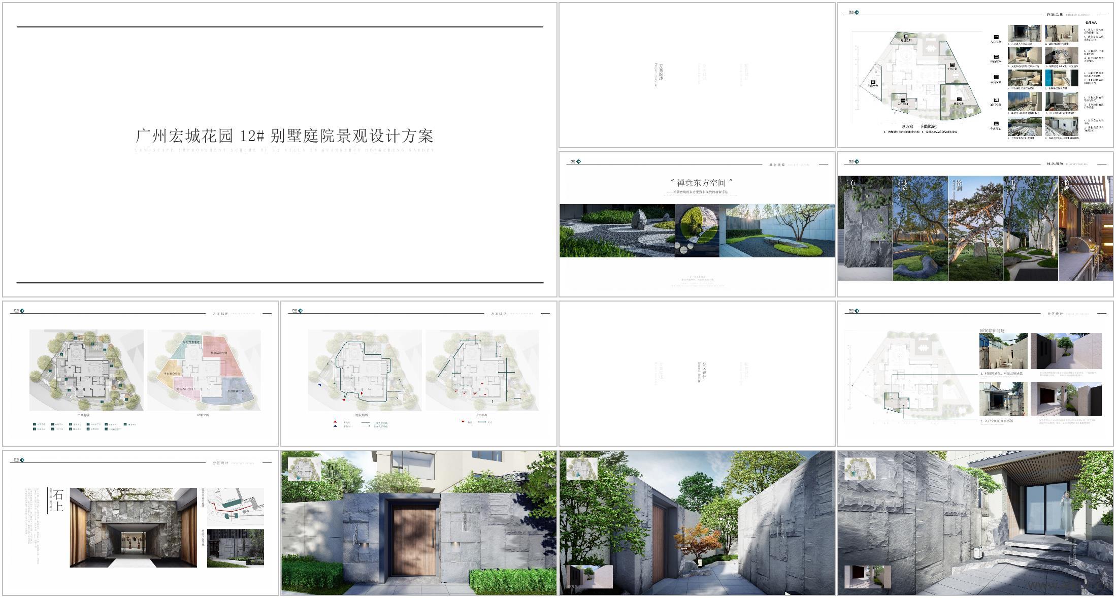 庭院花园PPT文本