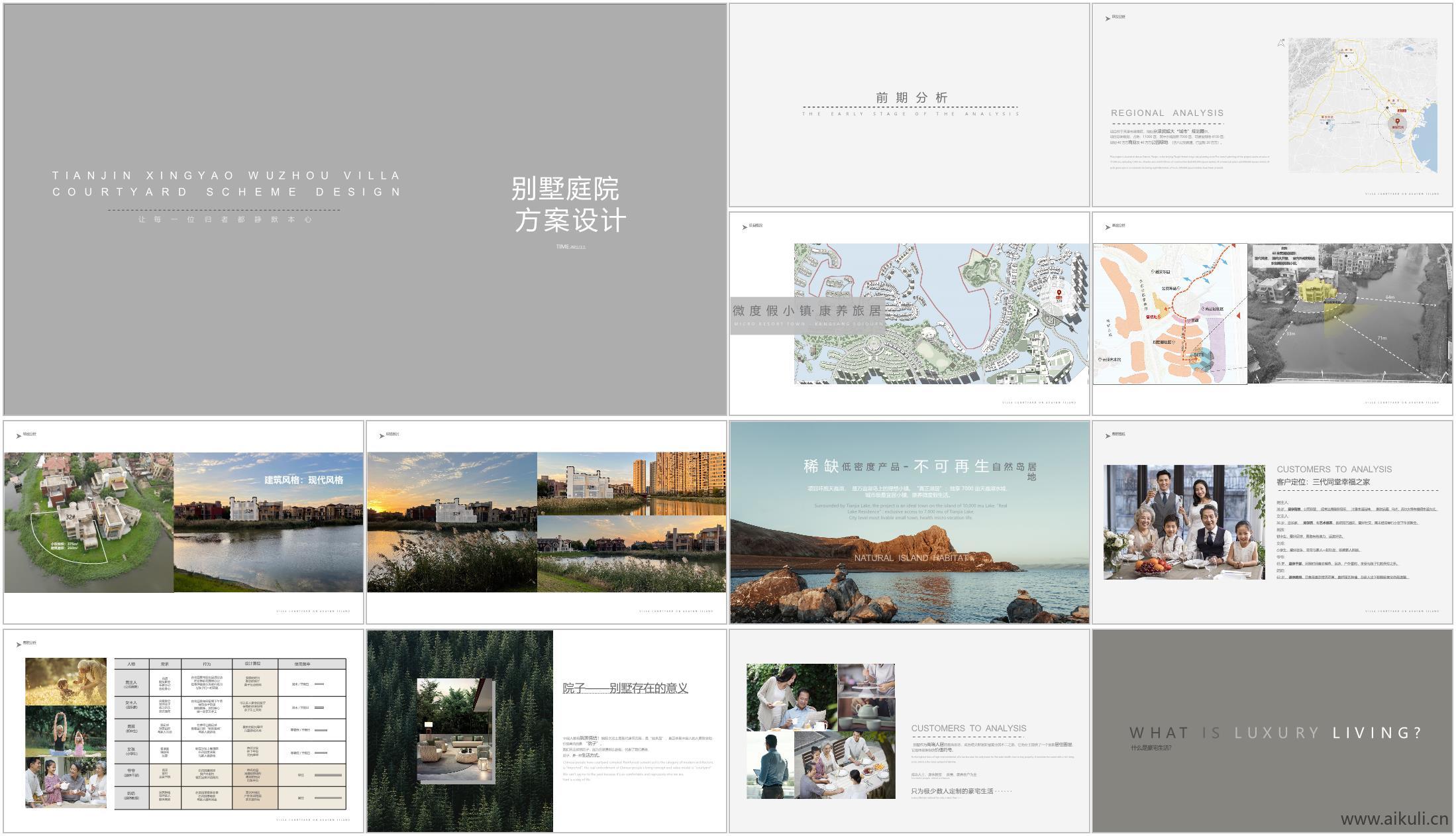 PPT文本庭院花园