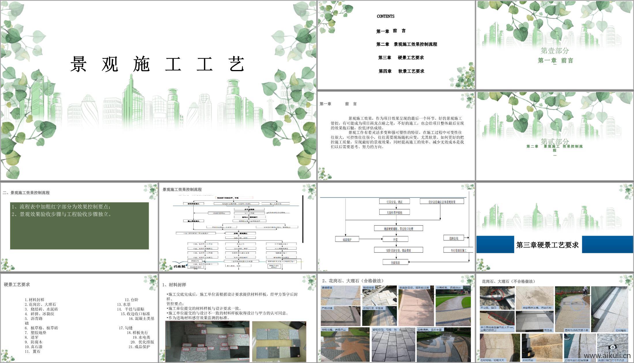 景观软硬景工艺施工工序工艺