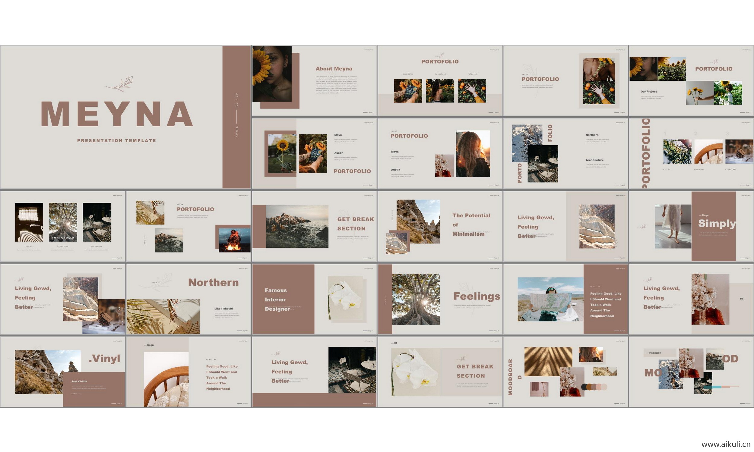 现代国外高端ppt模板 设计感公司介绍 工作汇报总结  ppt模板