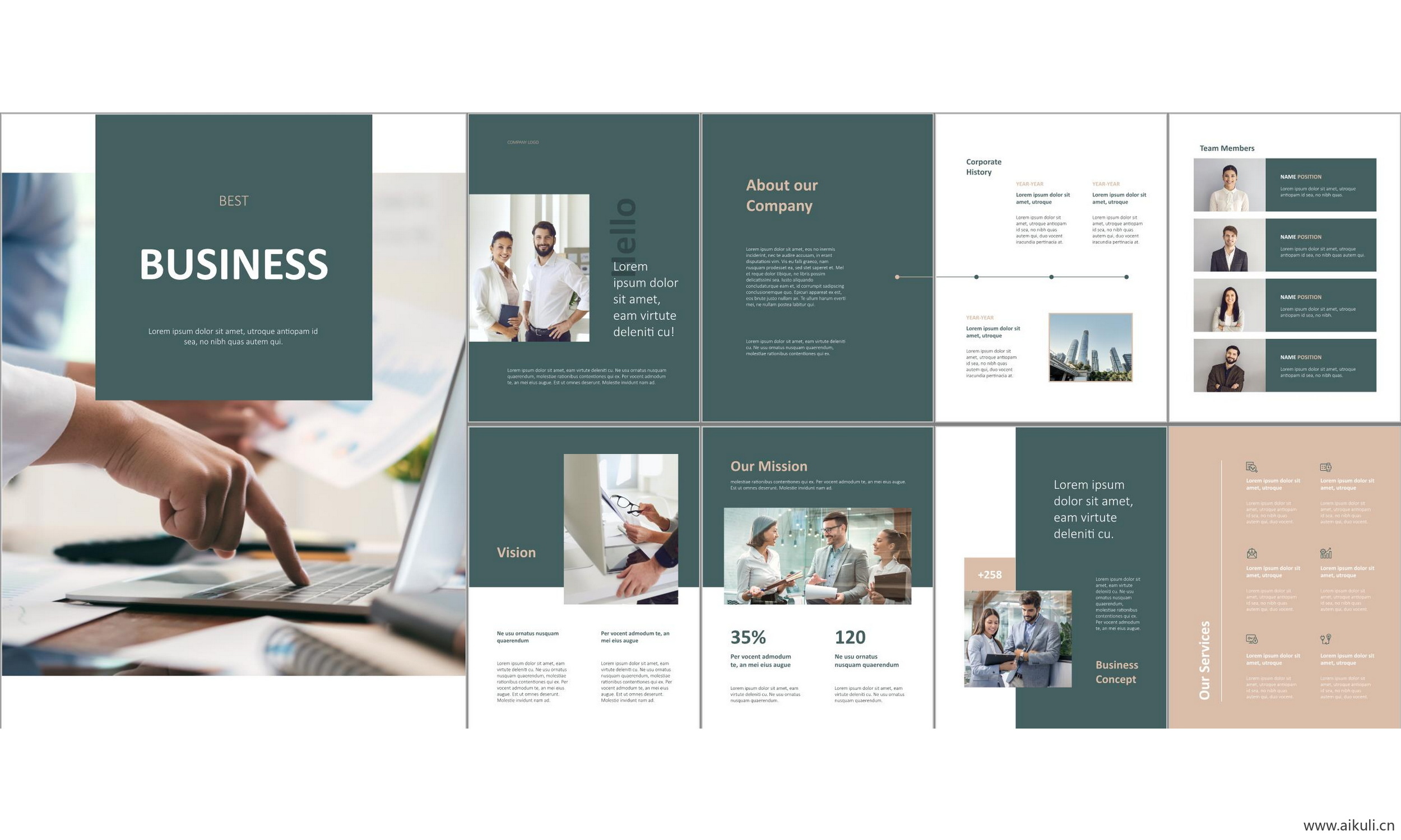 ppt模板-公司自我介绍汇报项目方案答辩 主题  高级感