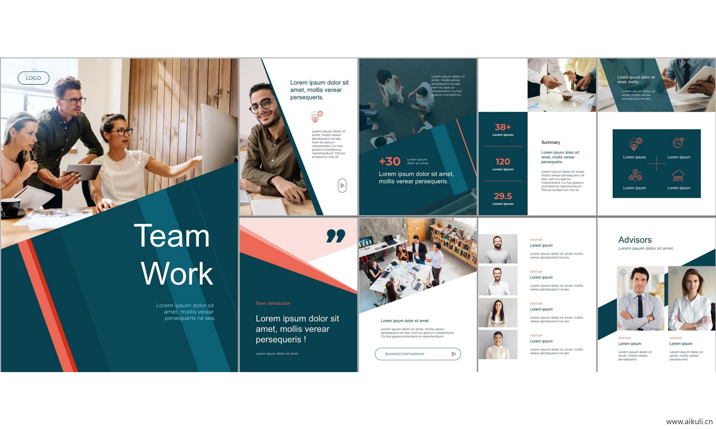 竖版公司自我介绍工作汇报项目方案答辩主题背景高级感ppt模板