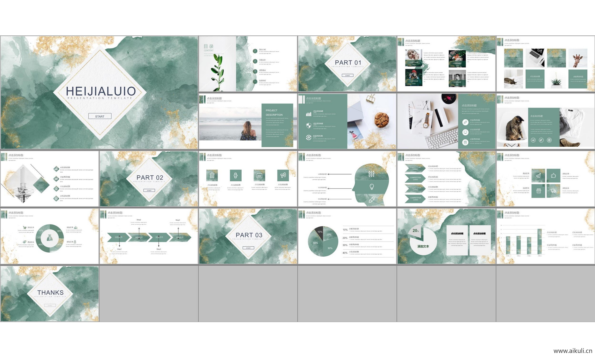 现代 国外 公司介绍 ppt模板# 工作汇报总结通用主题模版