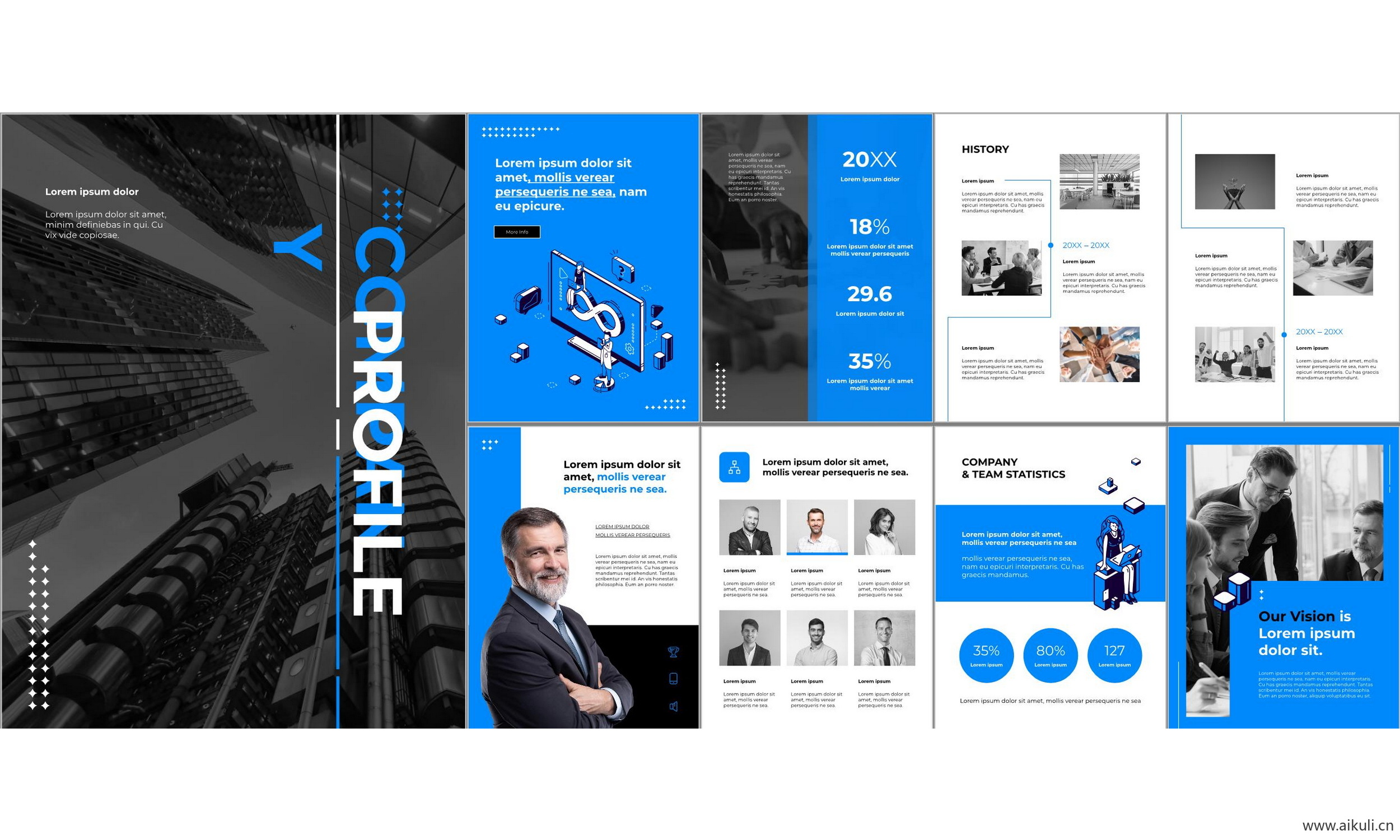 ppt模板-公司自我介绍汇报项目方案答辩主题 背景高级感