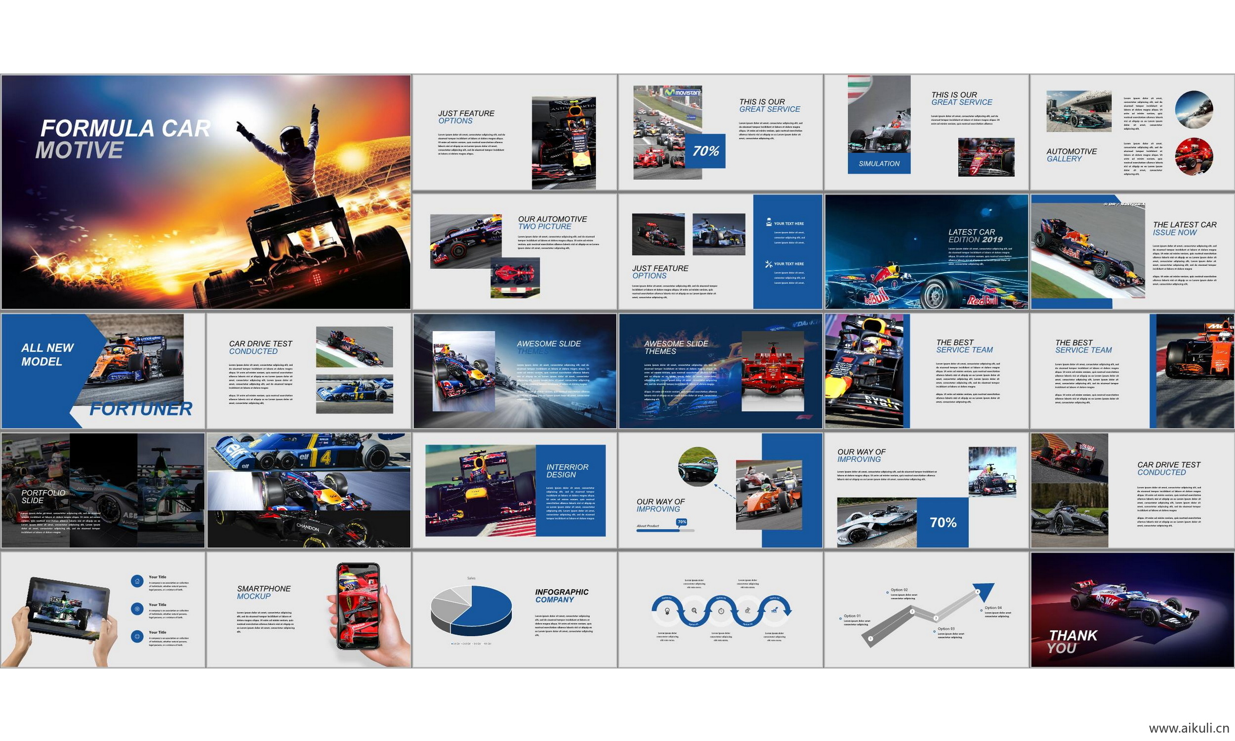 方程式赛车比赛营销项目简介汇报答辩主题背景ppt模板