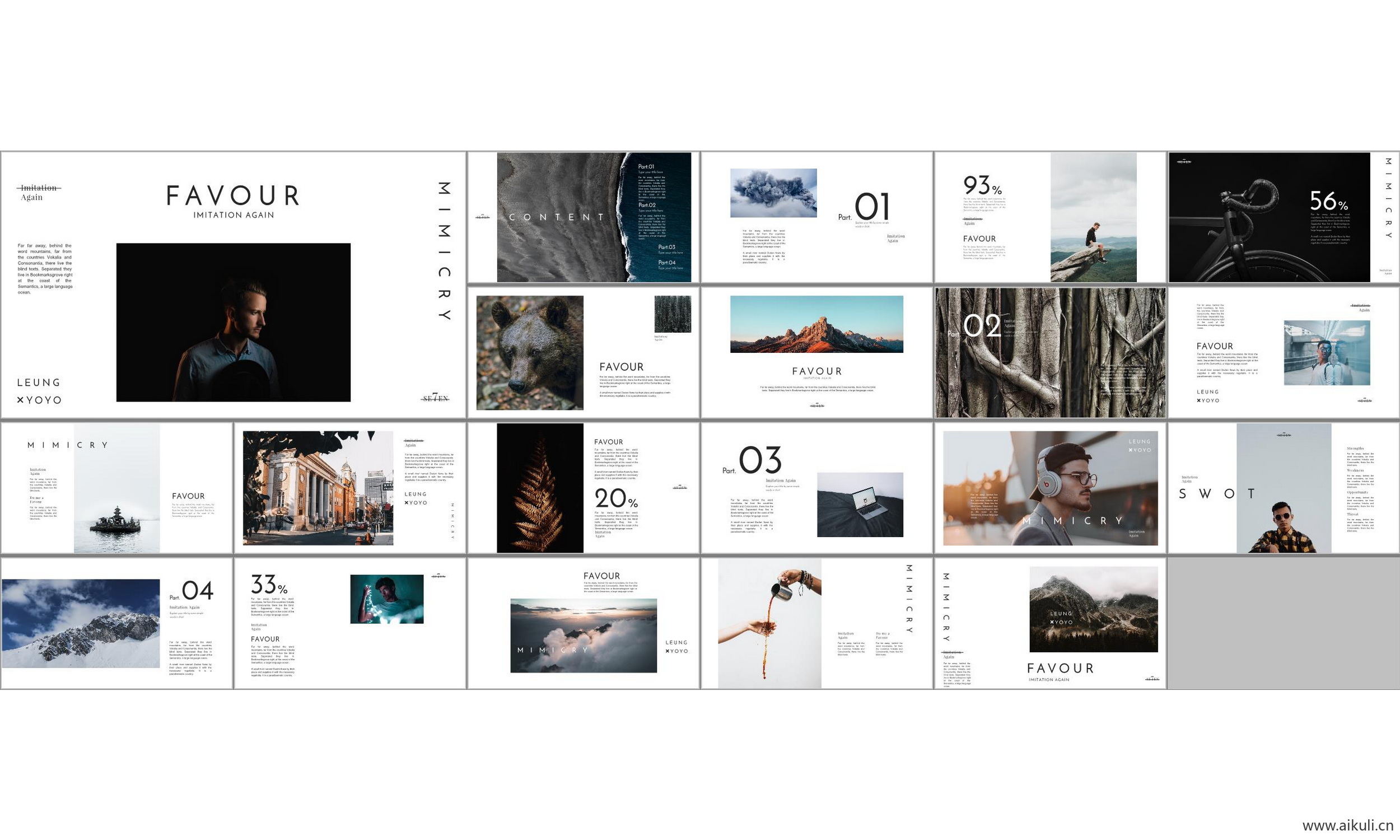 ppt模板国外高端设计感公司介绍工作汇报总结模版