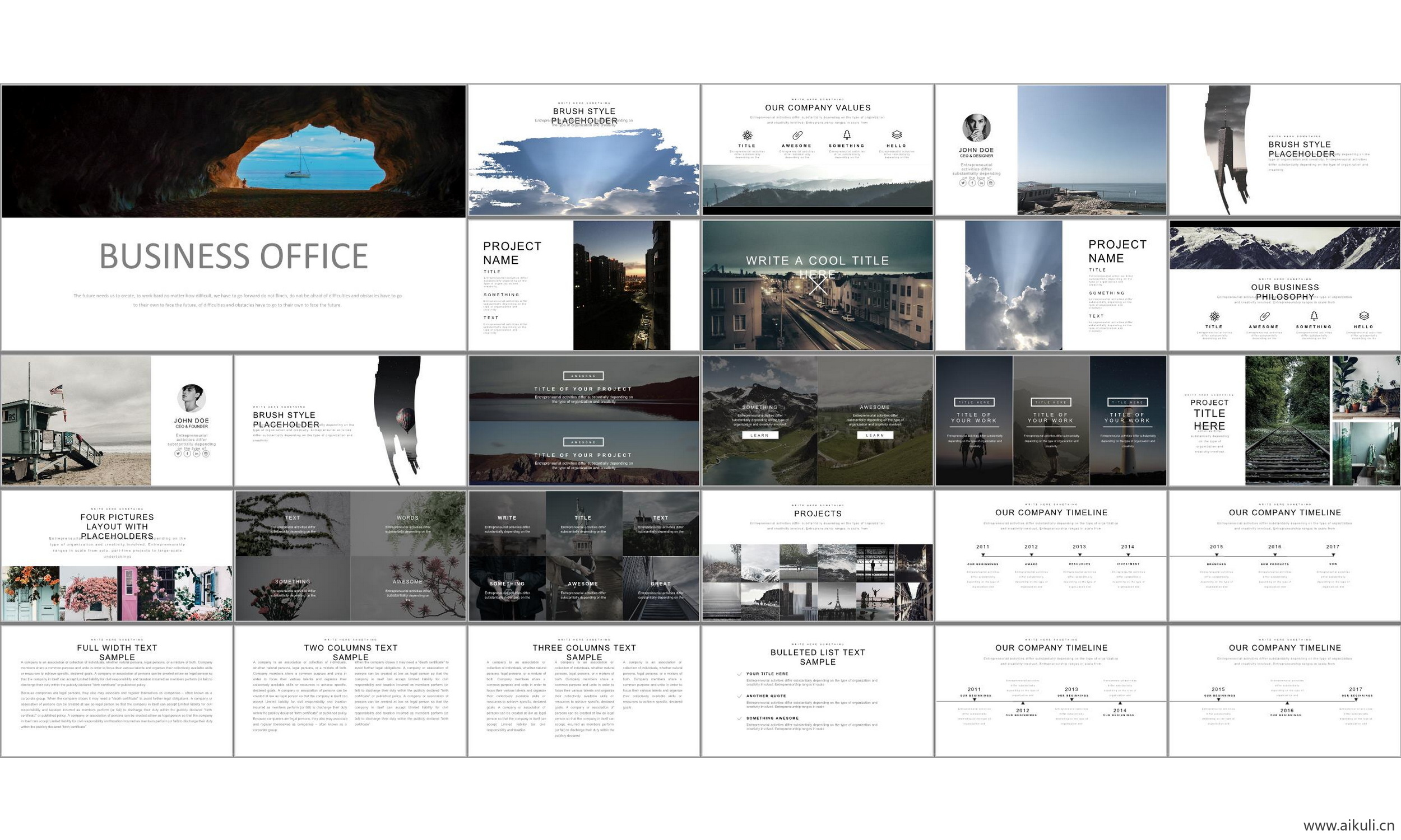现代国外高端ppt模板设计感公司介绍工作汇报总结V ppt模板通用主题背景模版