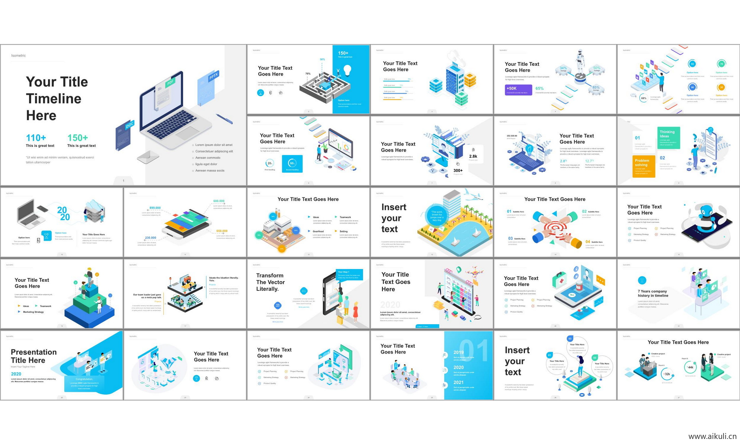 ppt模板 图表工作汇报总结 市场调研 数据可视化信息 图表