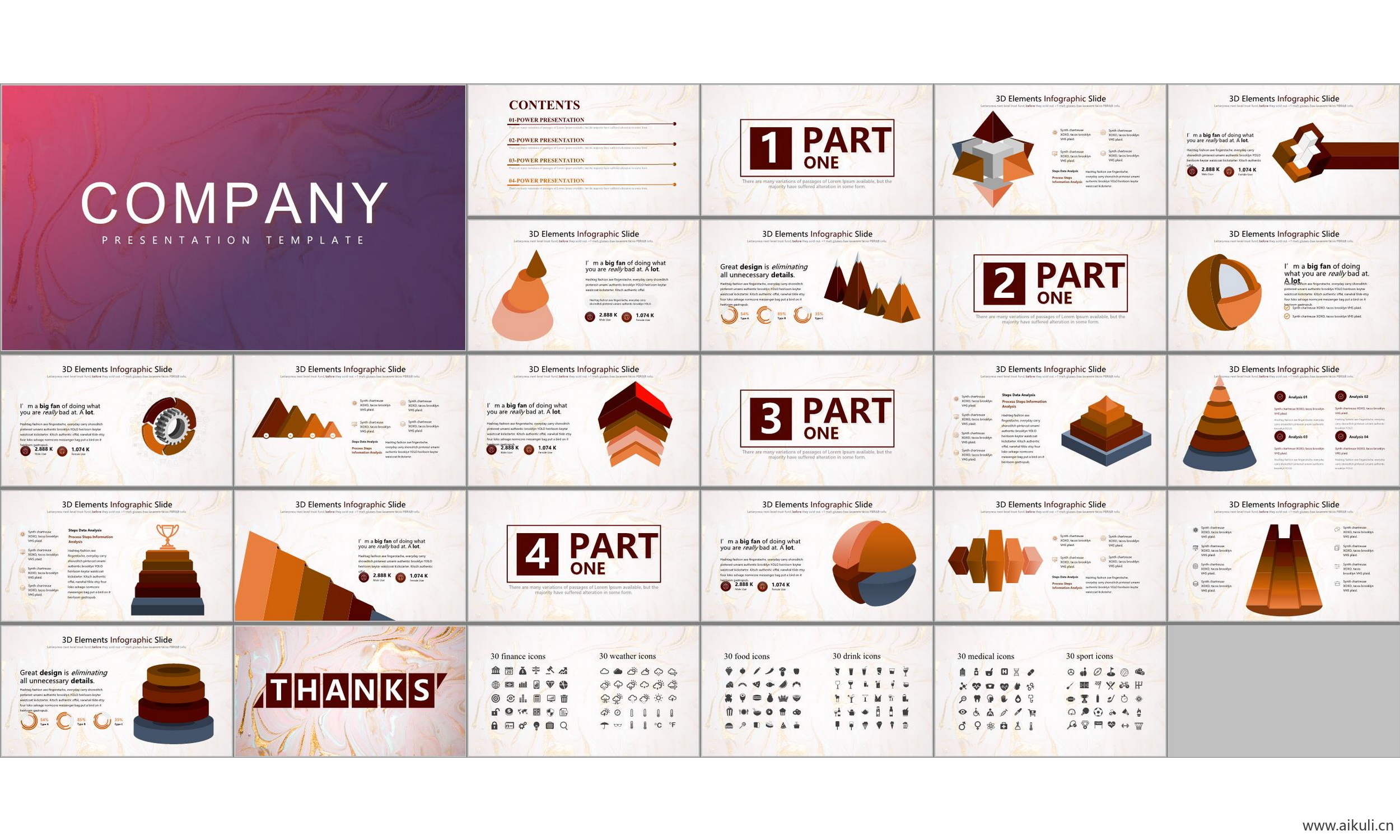 现代国外公司介绍工作汇报总结#ppt模板