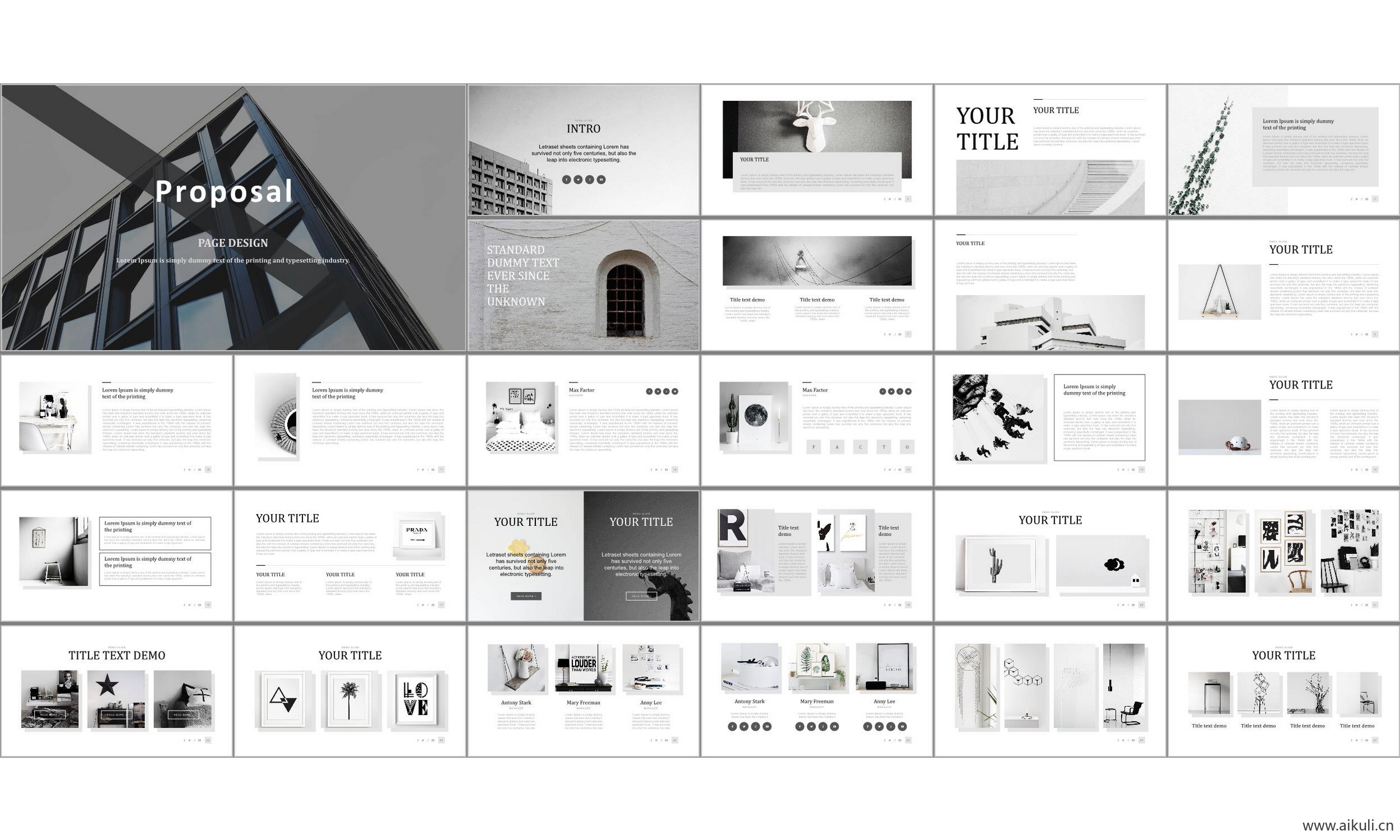 现代国外公司介绍工作汇报总结-通用主题E- ppt模板背景模版